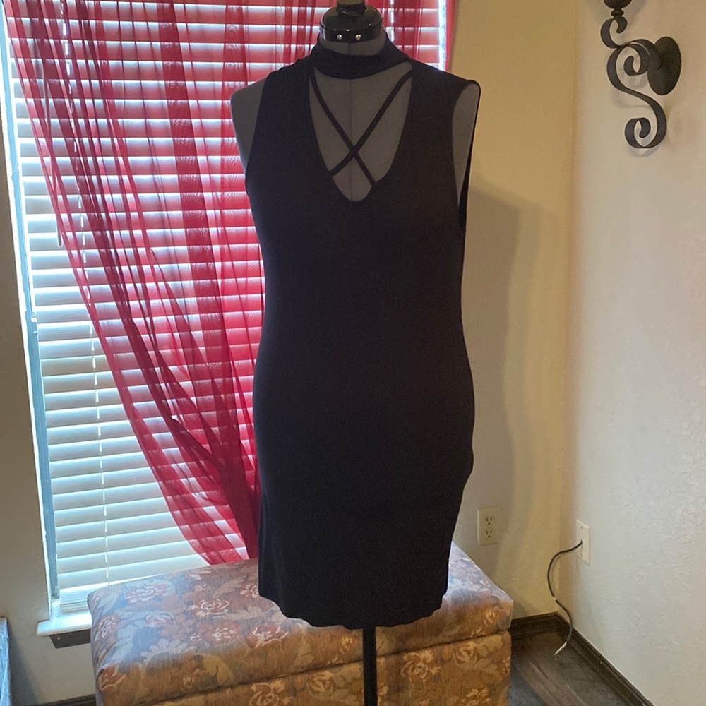Polly & Esther black dress X-Large
